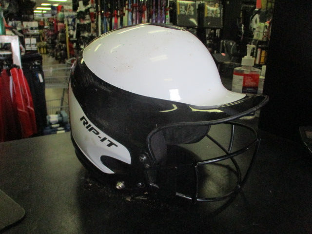 Load image into Gallery viewer, Used Rip It Vison Batting Helmet with Face Mask Size 6 - 6 7/8
