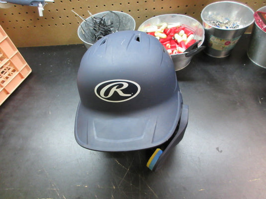 Used Rawlings Mach Batting Helmet W/ Jaw Guard - Size 6 7/8 - 7 5/8