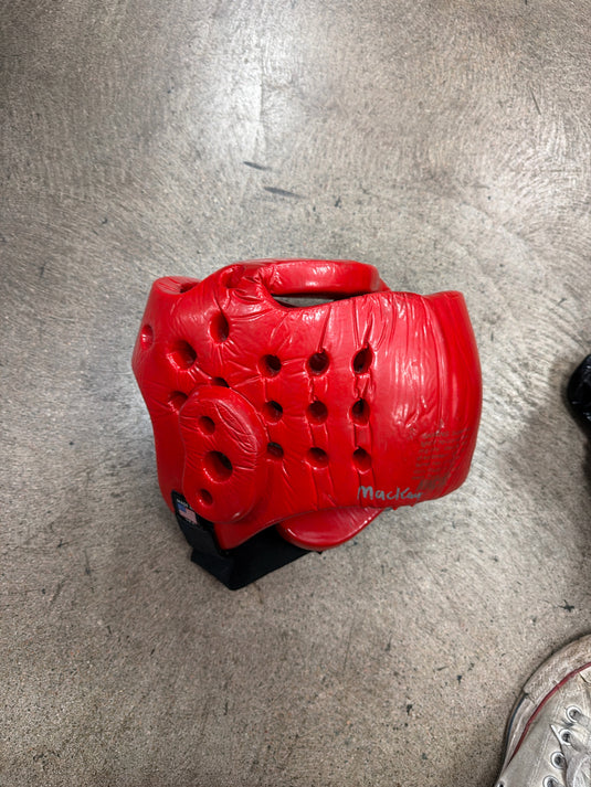 Used ATA Head Gear Size Small Red