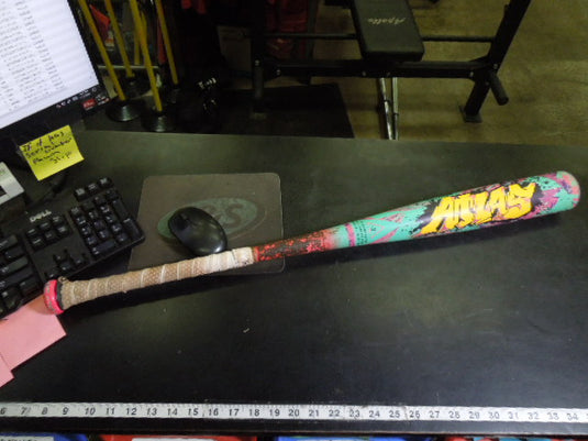 Used Louisville Slugger Atlas Wildstyle BBCOR Baseball Bat 32 in 29 oz -3