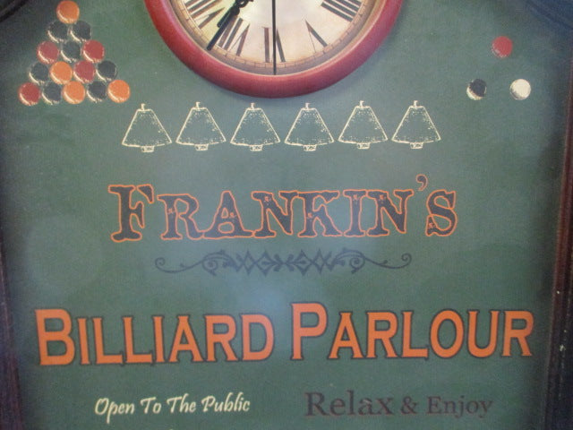 Load image into Gallery viewer, Used Frankin's Billiard Parlour Clock Decoration
