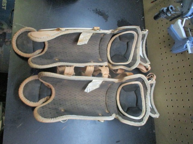 Load image into Gallery viewer, Used Easton X Jen Schro Catchers Shin Guards - Size Small

