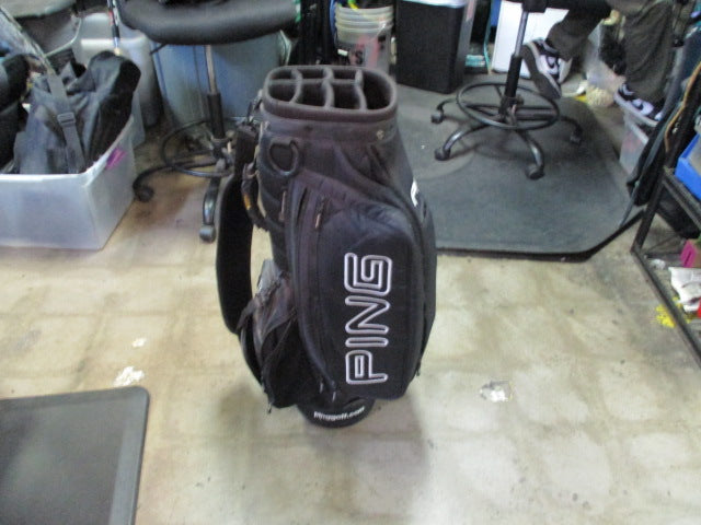 Load image into Gallery viewer, Used Ping Retro Black Cart Golf Bag
