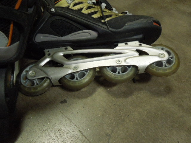 Load image into Gallery viewer, Used Rollerblade Aero 7 Alu Inline Training Skates Progressive Fit Size US 10
