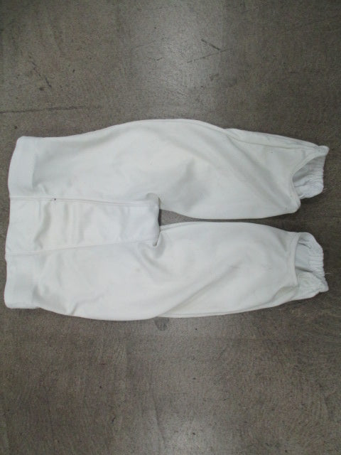 Used Russell White Football Pants Size Youth Medium (No Pads)