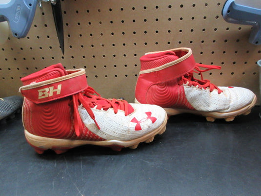 Used Under Armour Harper 4 Mid RM Baseball Cleats - Size Youth 6