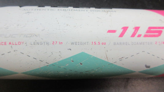 Used Louisville Slugger Diva 27" -11.5 Alloy Fastpitch Softball Bat