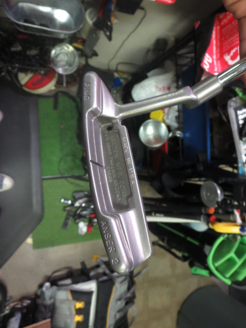 Load image into Gallery viewer, Like New PING Anser 2 Karsten 85068 Satin Nickle Finish Right Hand Blade Putter
