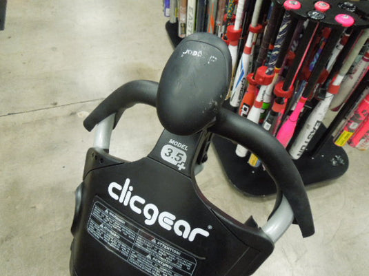 Used Clicgear Golf Model 3.5+ Golf Cart Bag Push Cart