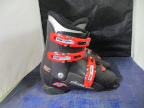 Used Nordica GP T3 Super Downhill Skit Boots Youth Size 22.0