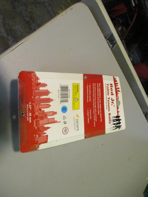 Red Jr Pack Of 6 Table Tennis Balls