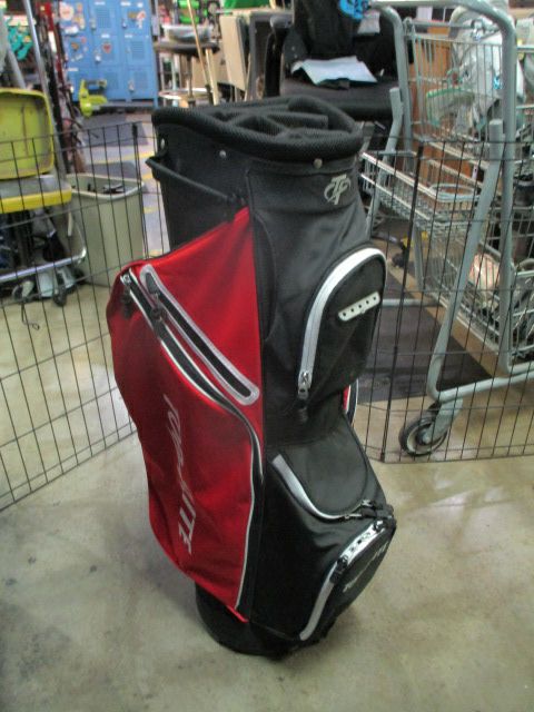 Load image into Gallery viewer, Used Top Flite Cart Bag in Red
