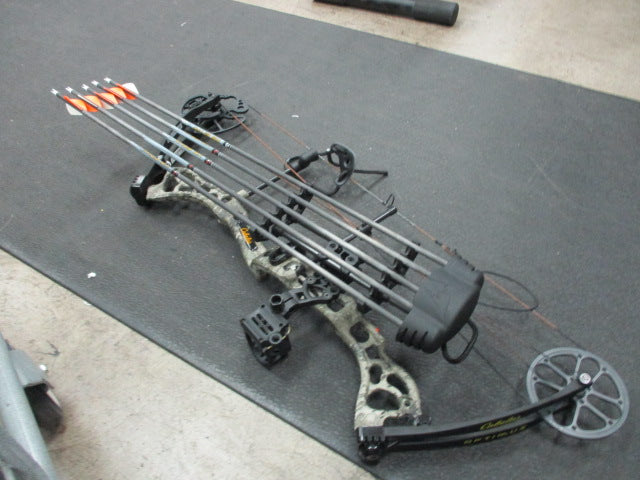 Load image into Gallery viewer, Used Cabelas Optimus Compound Bow W/ 5 Arrows - RH
