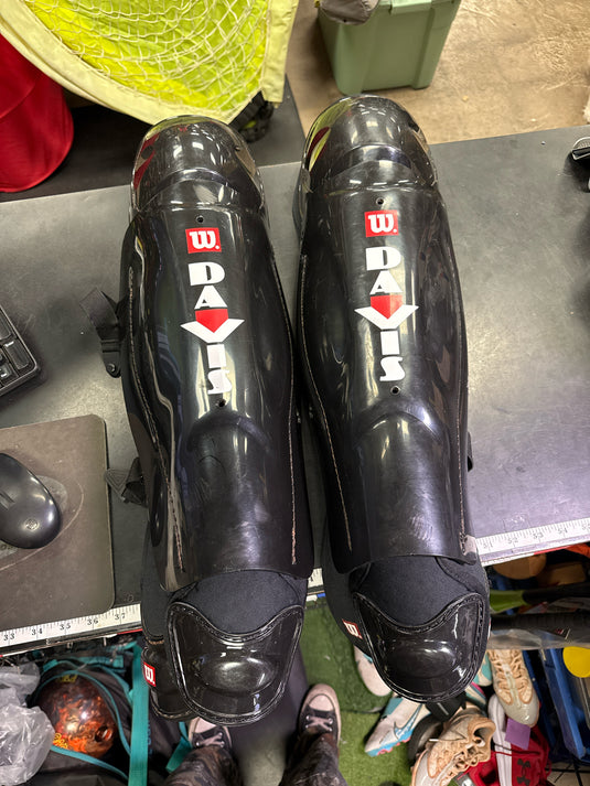Used Wilson Davis Pro Umpire Leg Guards