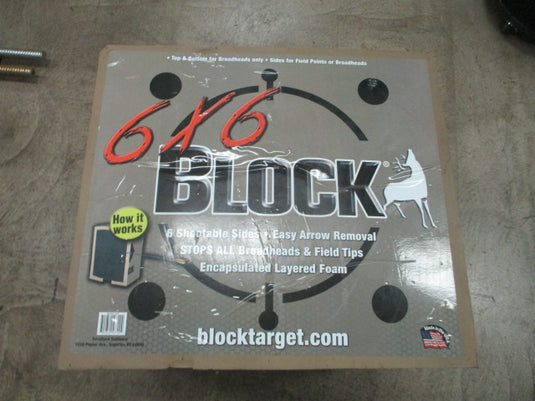 Used 6X6 Block Archery Target