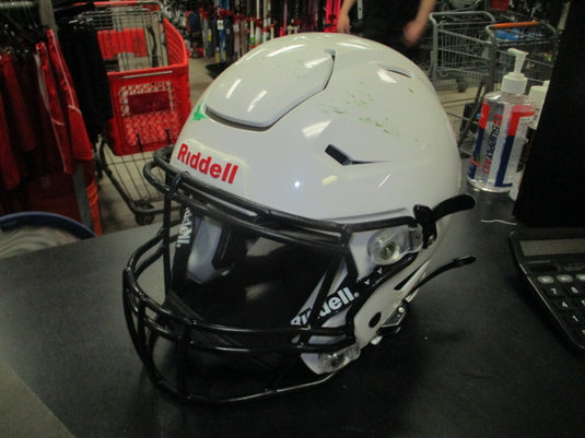 Used Riddell Speedflex White Football Helmet 2025 Cert Size Small