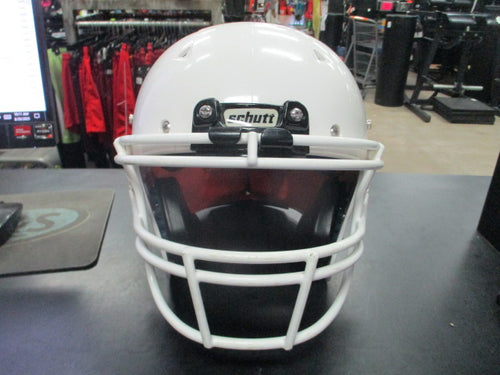 Used Schutt Recruit Hybrid White Football Helmet Size Youth Large