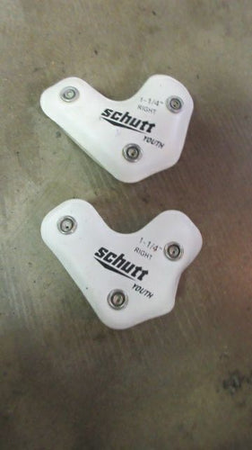 Schutt DNA Football Helmet Jaw Pads - White ( 1-1/4