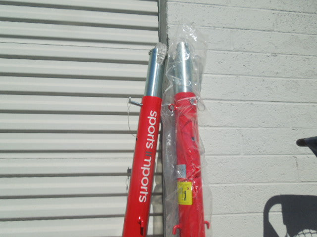 Load image into Gallery viewer, Complete Senoh DE11 Indoor Gym Volleyball Net, Poles and Pads System
