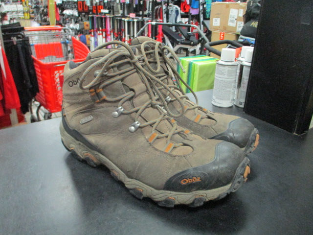Load image into Gallery viewer, Used Oboz B Dry Waterproof Mountain Boots Size 13
