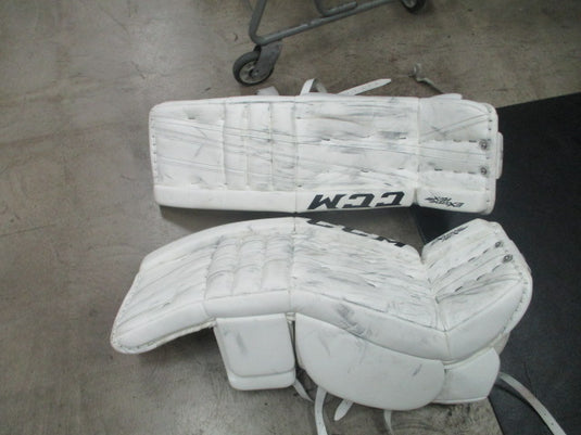 Used CCM Extreme Flex II Hockey Goalie Leg Pads 35" + 2"