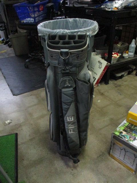 Heavy Use PING Pioneer 14 Way Golf Stand Bag All Straps Removed