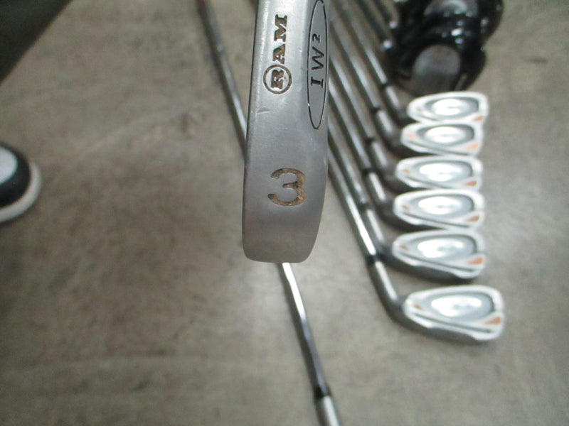 Load image into Gallery viewer, Used Ram FX3 IW2 Iron Set 3-PW, Driver 3 Wood, 5 Wood - RH W/ Bag
