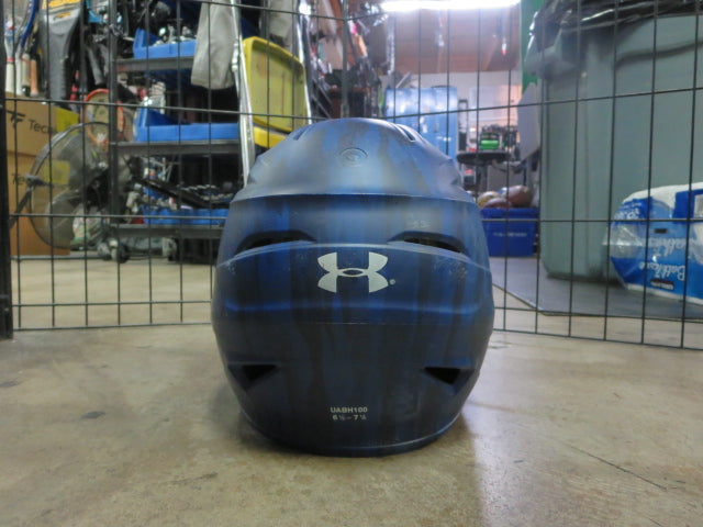 Load image into Gallery viewer, Used Under Armour UABH100 in Blue Camo With I Bar Vision Face Guard
