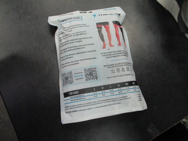 Load image into Gallery viewer, Open Box TheraFlex Performance Compression Leg Sleeve Size 2XL
