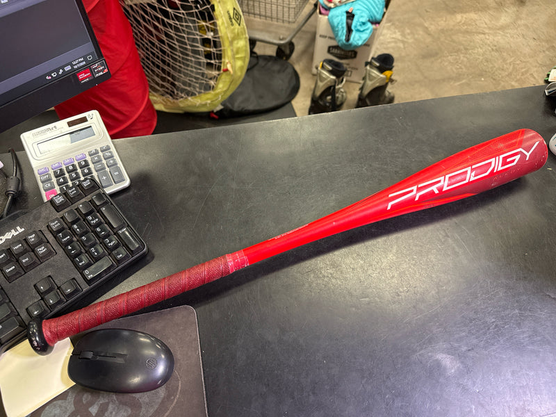 Load image into Gallery viewer, Used Rawlings Prodigy 1 Piece Alloy USA Baseball Bat 27 in 16 oz -11
