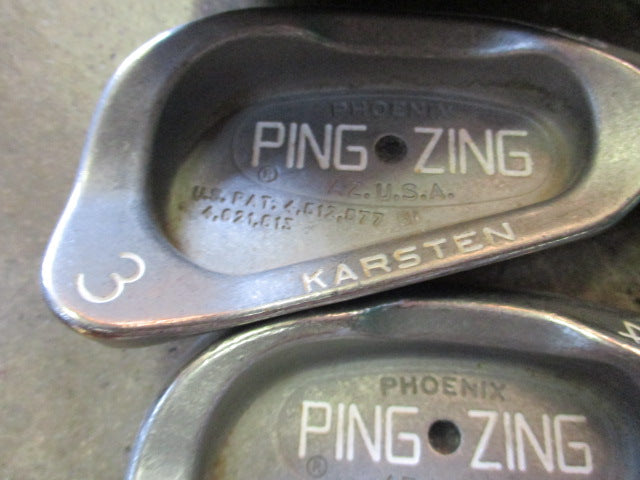 Load image into Gallery viewer, Used Ping Zing Black Dot Iron Set 3-9 Sand Wedge (Need Re-Grip)
