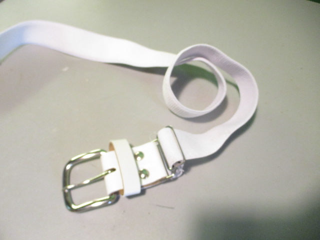 Load image into Gallery viewer, Used Champro White Youth Baseball Belt
