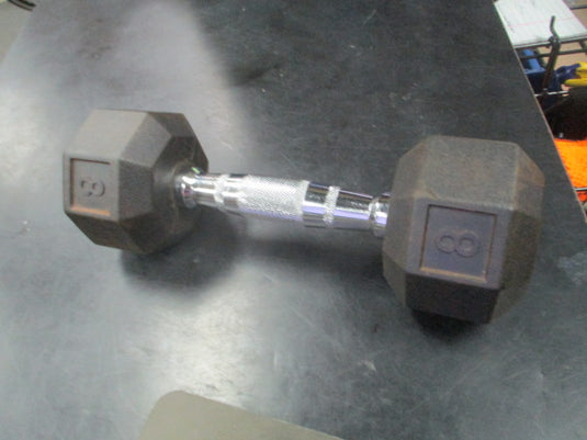Used 8lb Ignite Rubber Dumbbell
