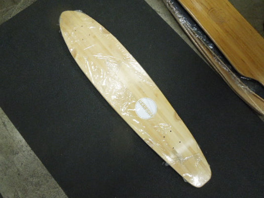 Used Dragon Longboards Wood 44" Longboard Deck with Natural Grip
