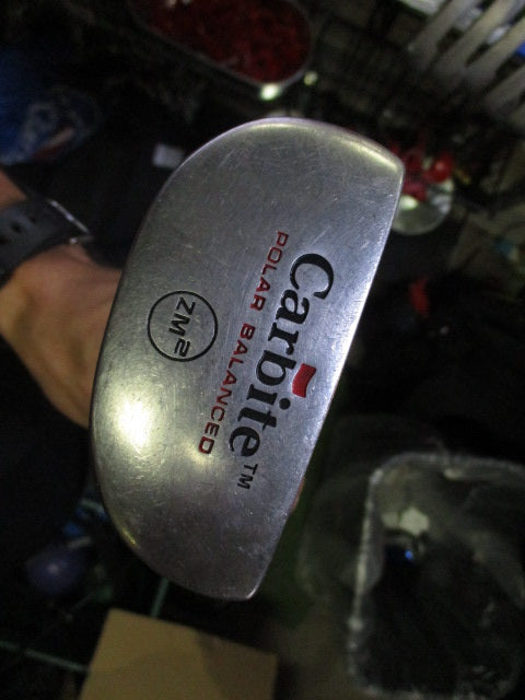 Used Carbite ZM² Polar Balanced Right Hand Mallet Putter SS Mid Slim 2.0 Grip