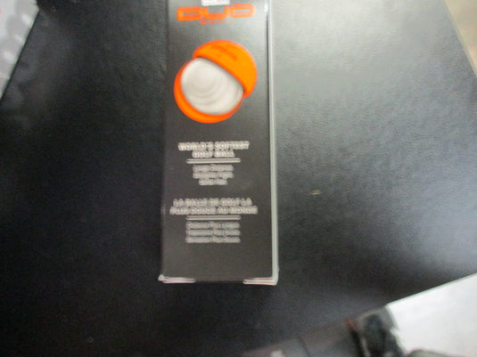 New Wilson DUO Soft Orange 3 Pack Golf Balls