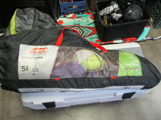Used Coleman Instant Dome 5 Person Tent