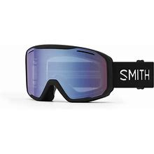 New Smith Blazer Black/Blue Sensor Mirror Ski Goggle - Size Medium