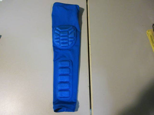 Used Blue Padded Elbow Compression Sleeves