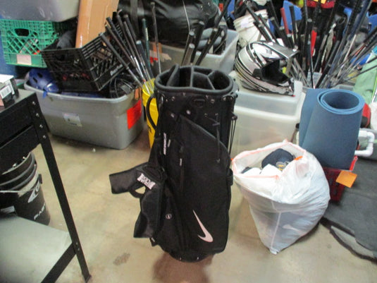 Used Nike Sport Lite  Bag Golf Bag Black Stand bag