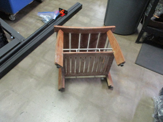 Used Front Gate Grade A Teak Wood Chair 24"x19" Shower Seat Pool Bench