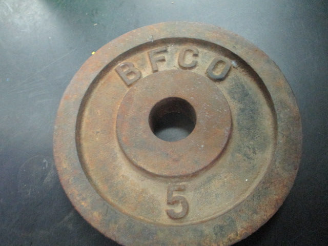 Load image into Gallery viewer, Used BFCO 5LB Standard Weight Plate
