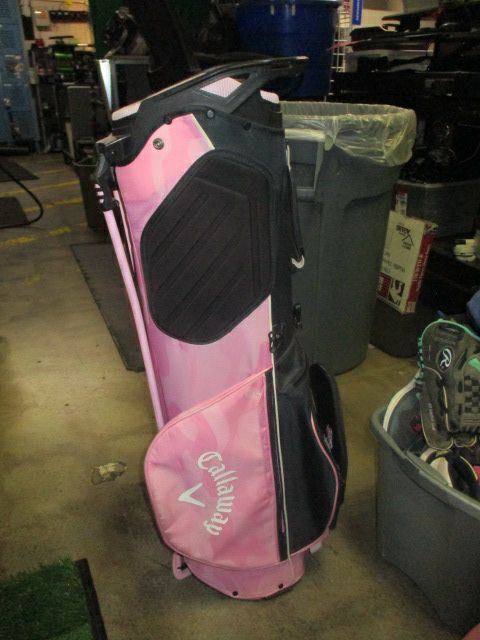 Used Callaway Fairway C Pink Camo Golf Stand Bag