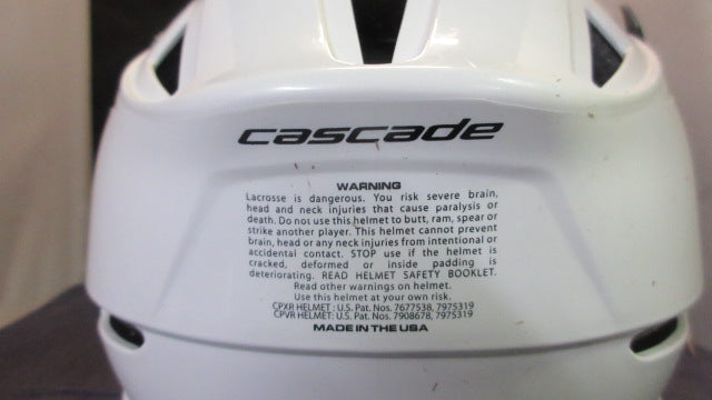 Load image into Gallery viewer, Used Cascade CPVR Lacrosse Helmet w/ Chin Strap Size Small/Medium

