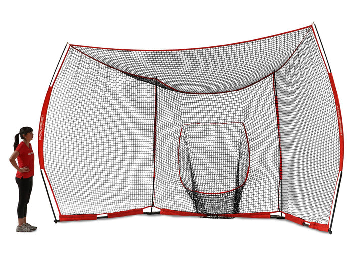 Load image into Gallery viewer, New PowerNet Portable Baseball Backstop | Large 16 Foot Wide by 9 Foot
