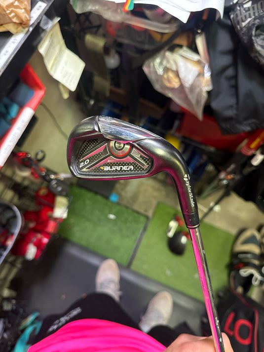Used TaylorMade Burner 2.0 7 pc Right Hand Iron Set 5-9i and Pw, Aw