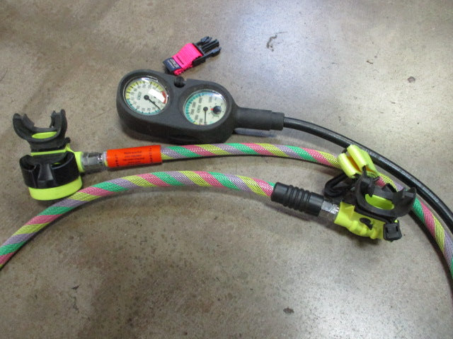 Load image into Gallery viewer, Used USA Divers Mira Dual Stage Regulator Hoses
