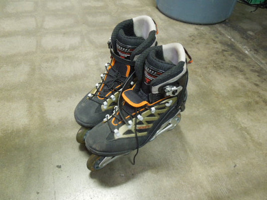 Used Rollerblade Aero 7 Alu Inline Training Skates Progressive Fit Size US 10
