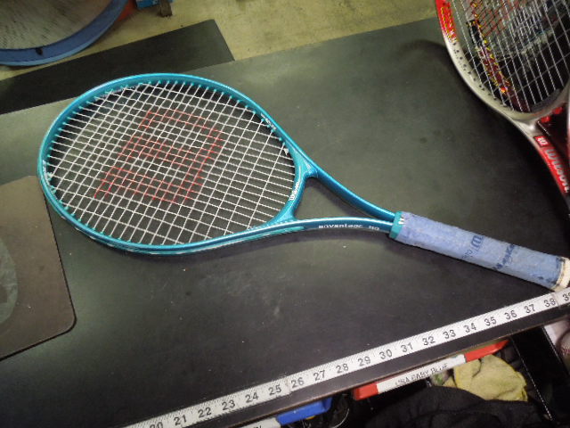 Load image into Gallery viewer, Used Wilson Advantage 110 High Beam Series Tennis Racket with Sleeve
