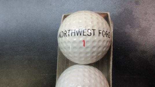 Vintage Northwest Ford , Dave Bain Golf Balls Set Of 3